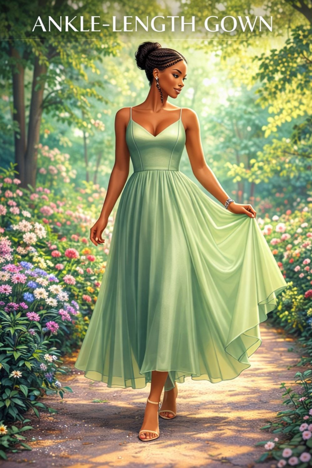 Ankle-Length Gown Example