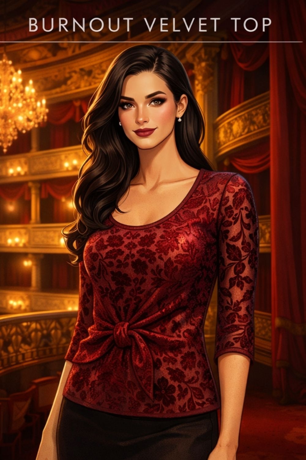 burnout or velvet devore top example