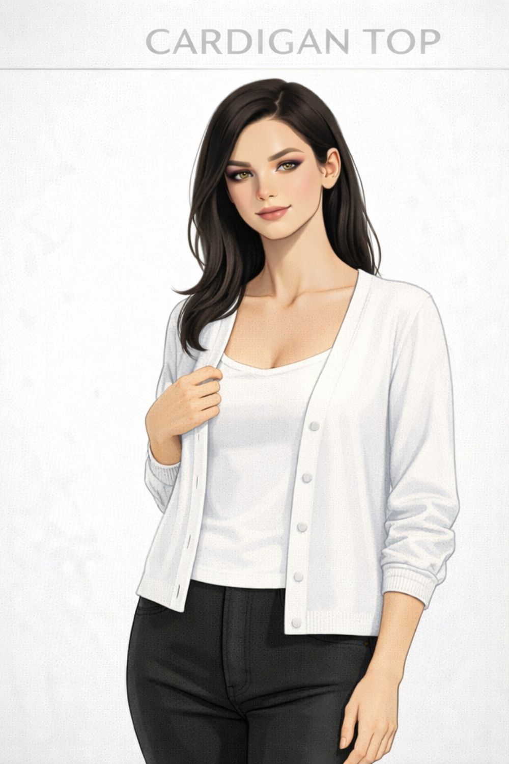 cardigan top example
