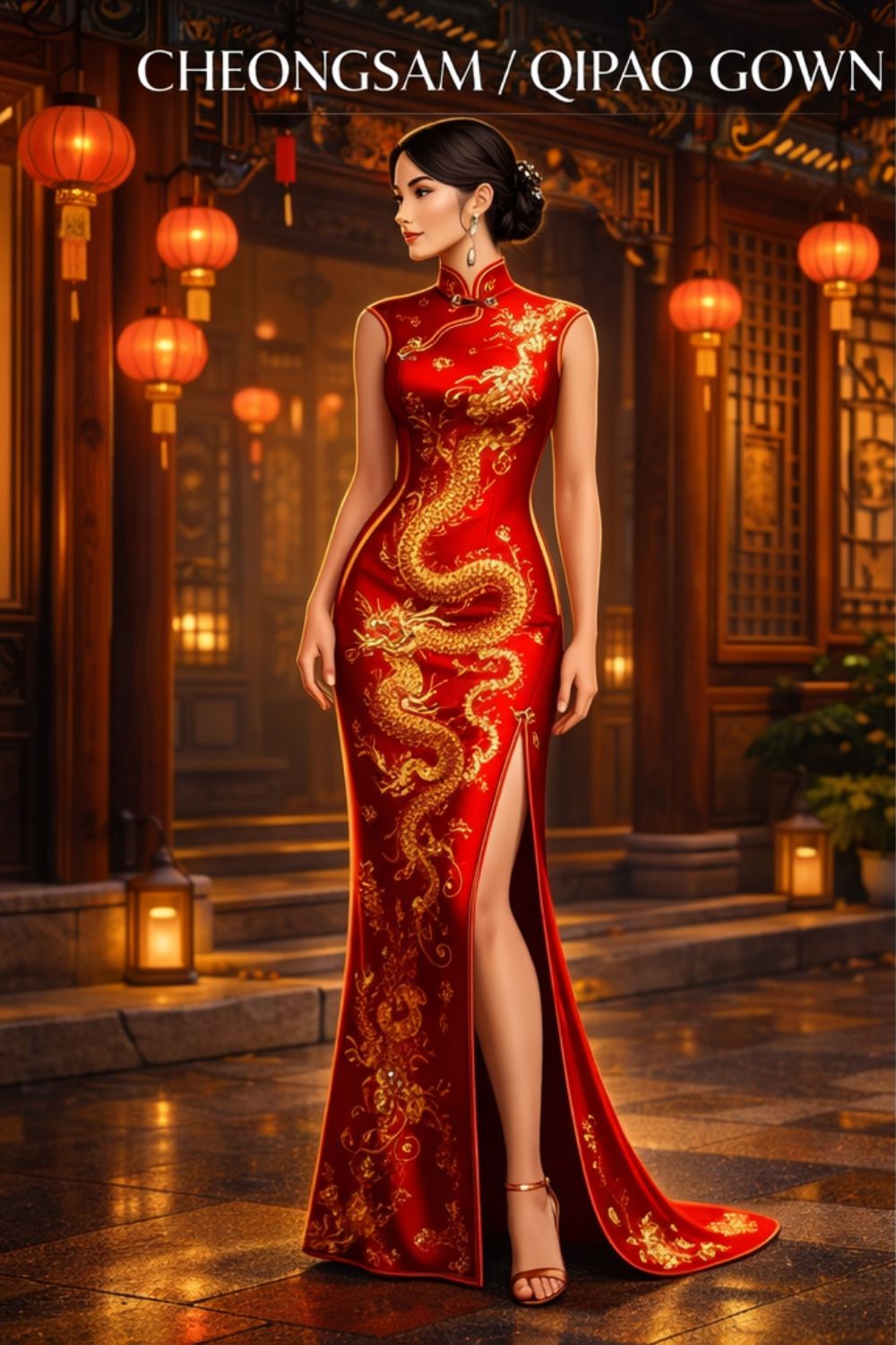 Cheongsam Gown Example