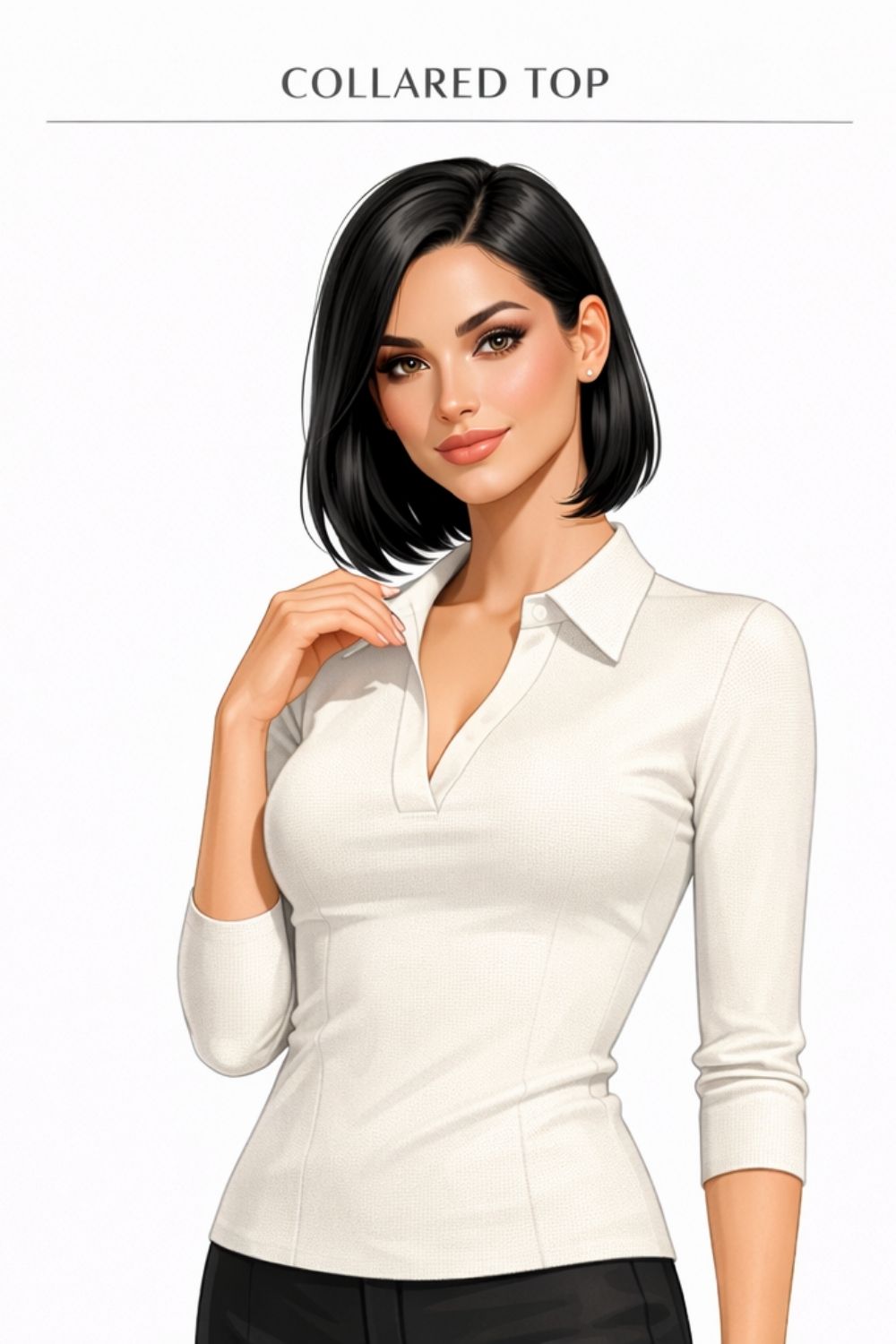 collared top example