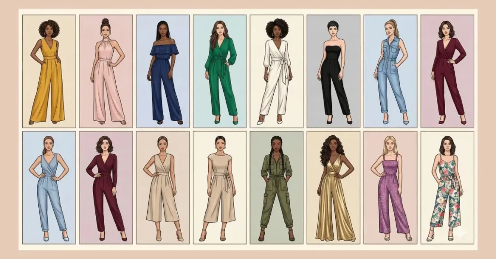 different types of jumpsuits for womens complete guide