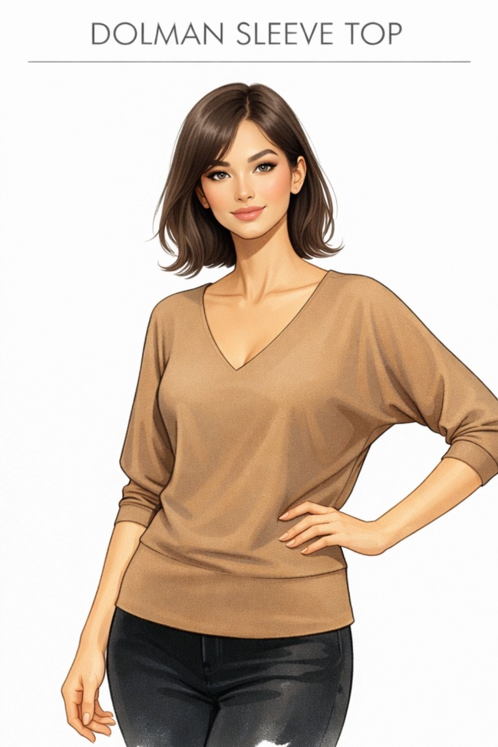 dolman sleeve top example