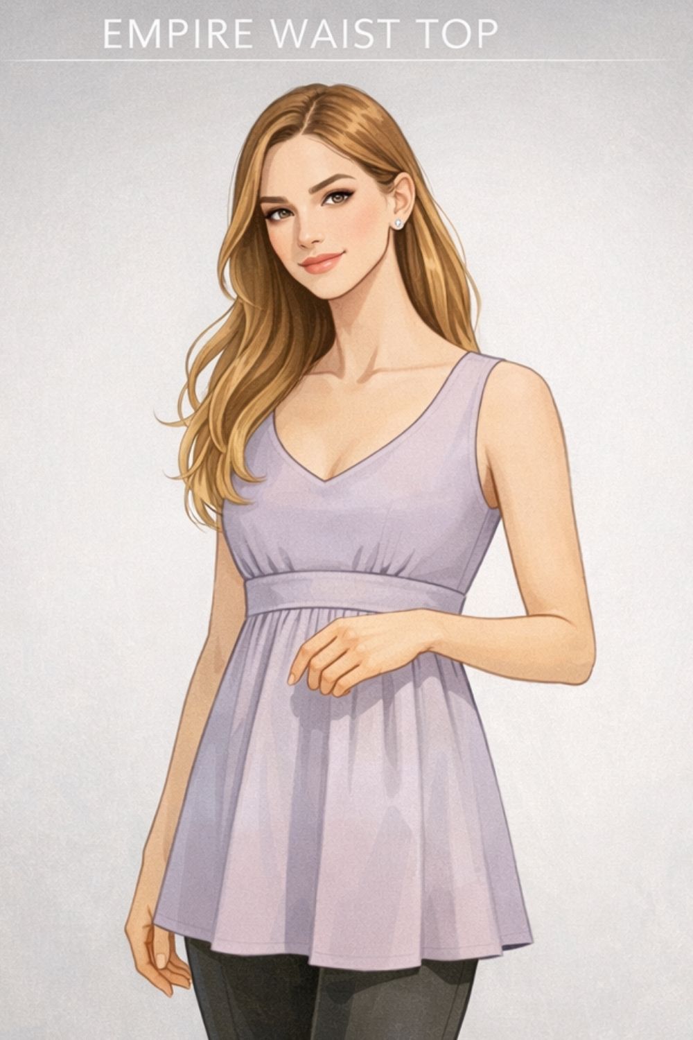 empire waist top example