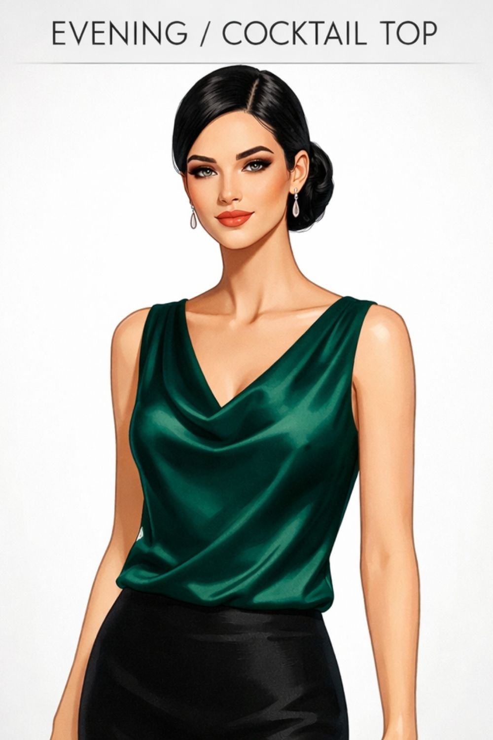 evening or cocktail top example