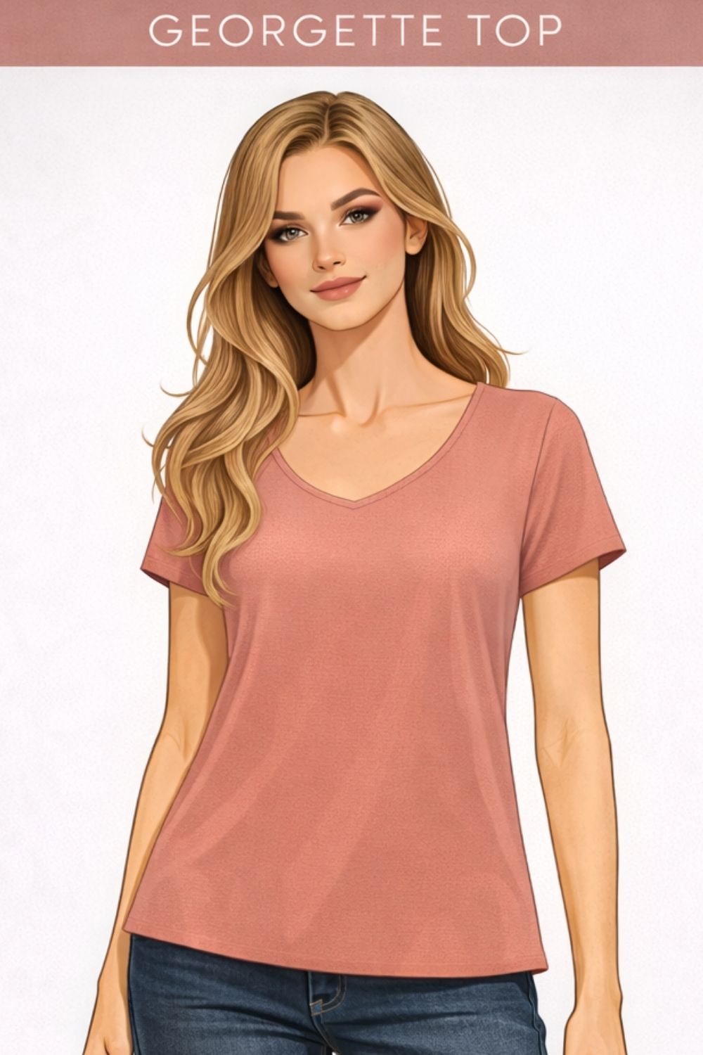 georgette top example