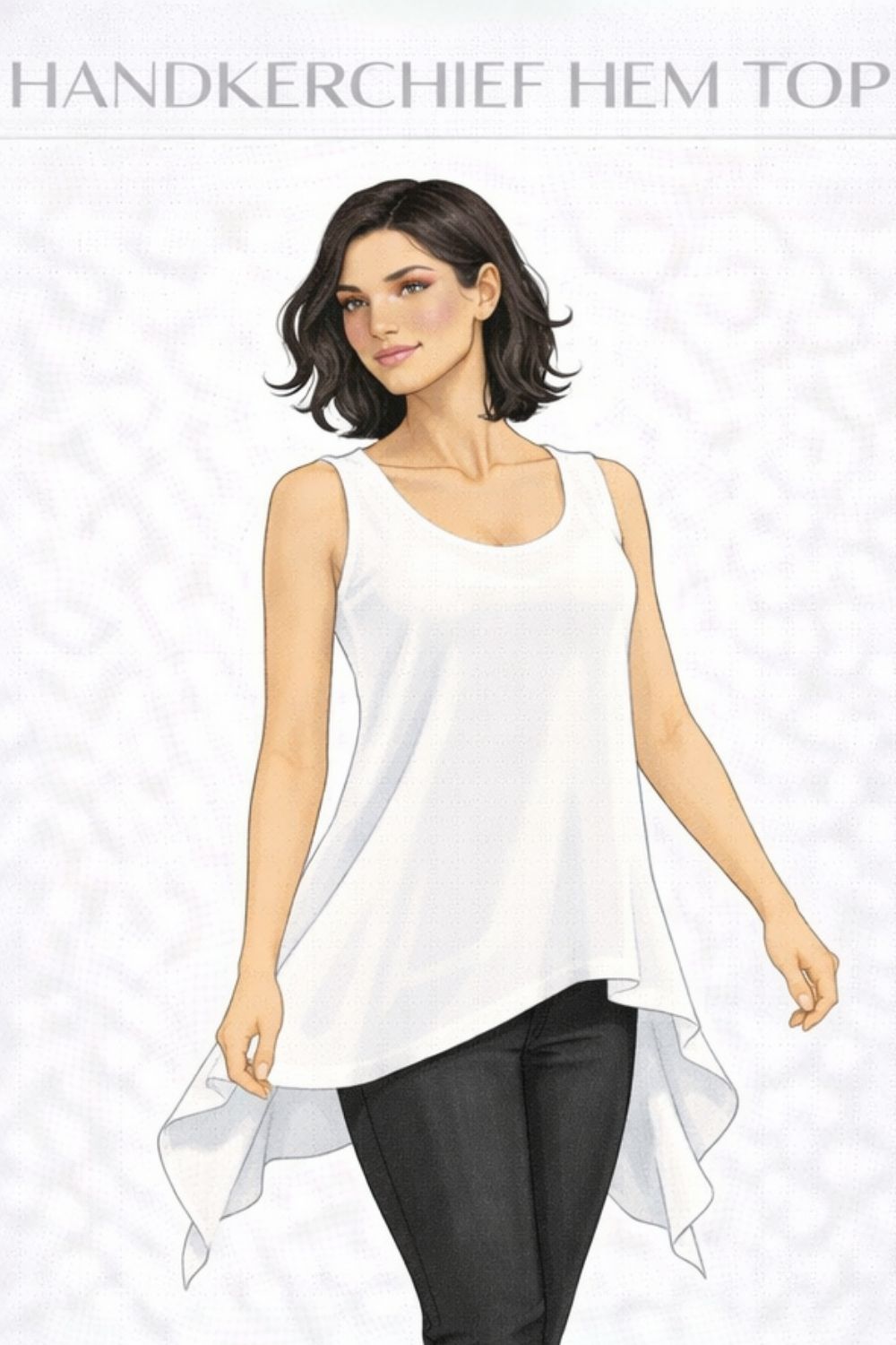 handkerchief hem top example