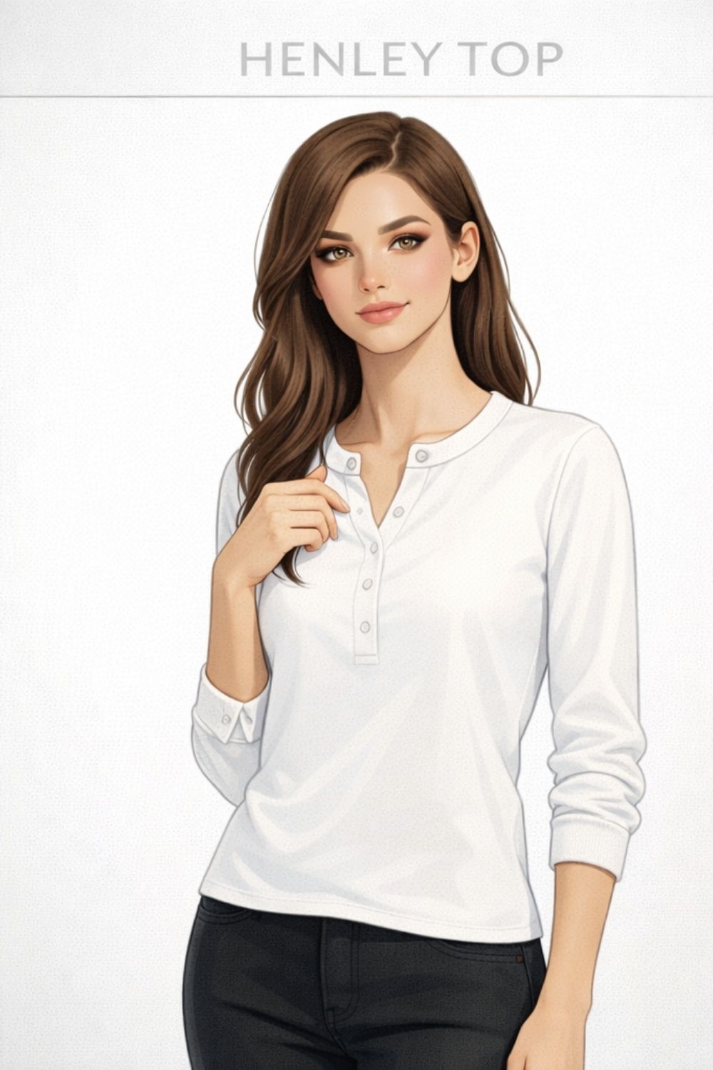 henley top example