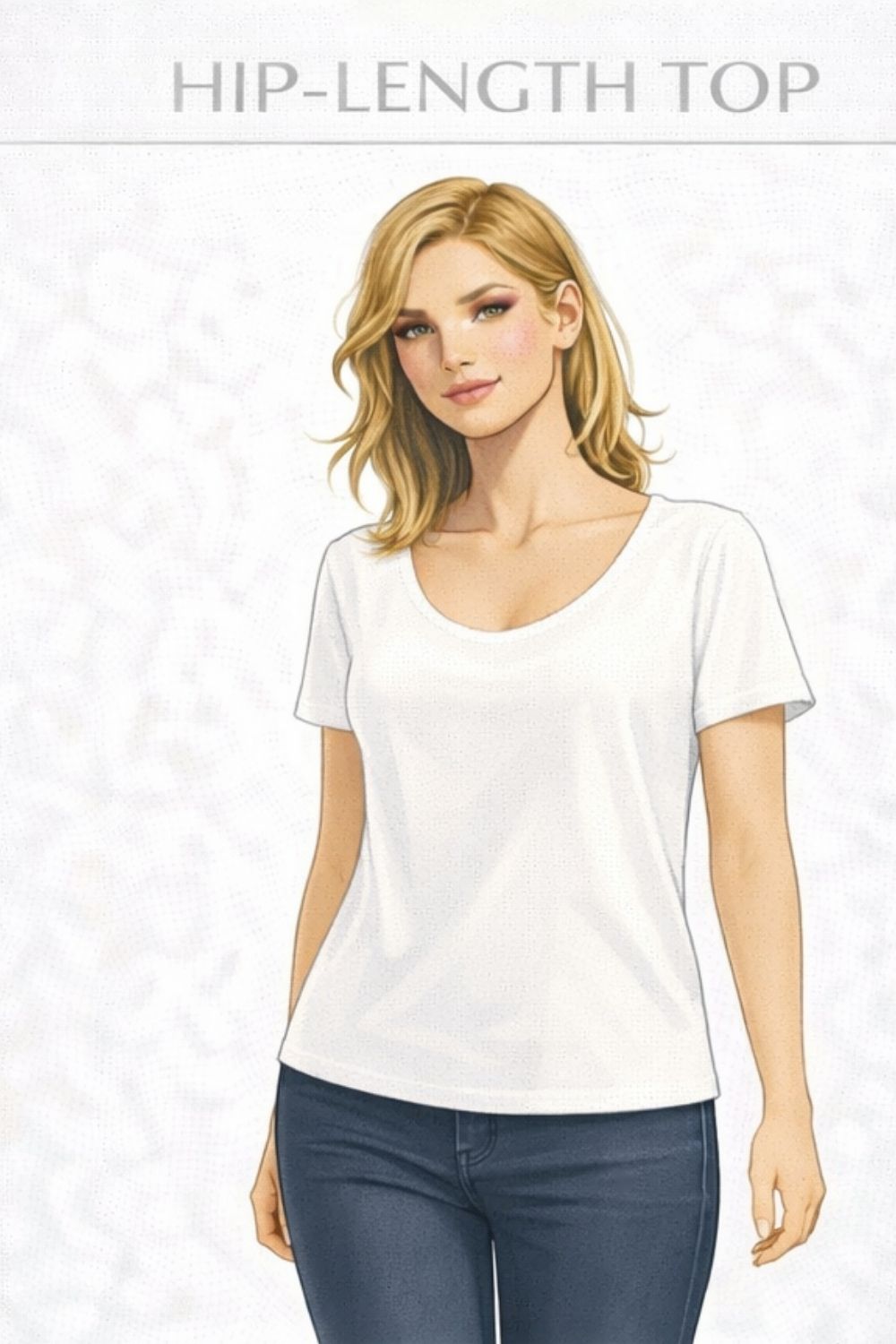 hip length top example
