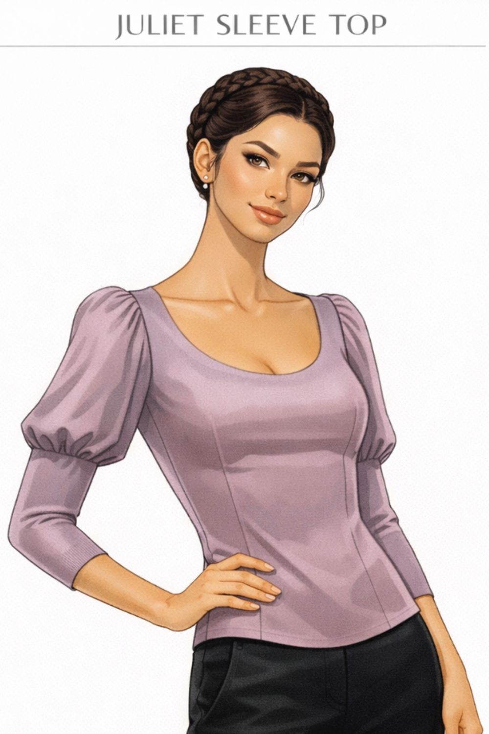 juliet sleeve top example