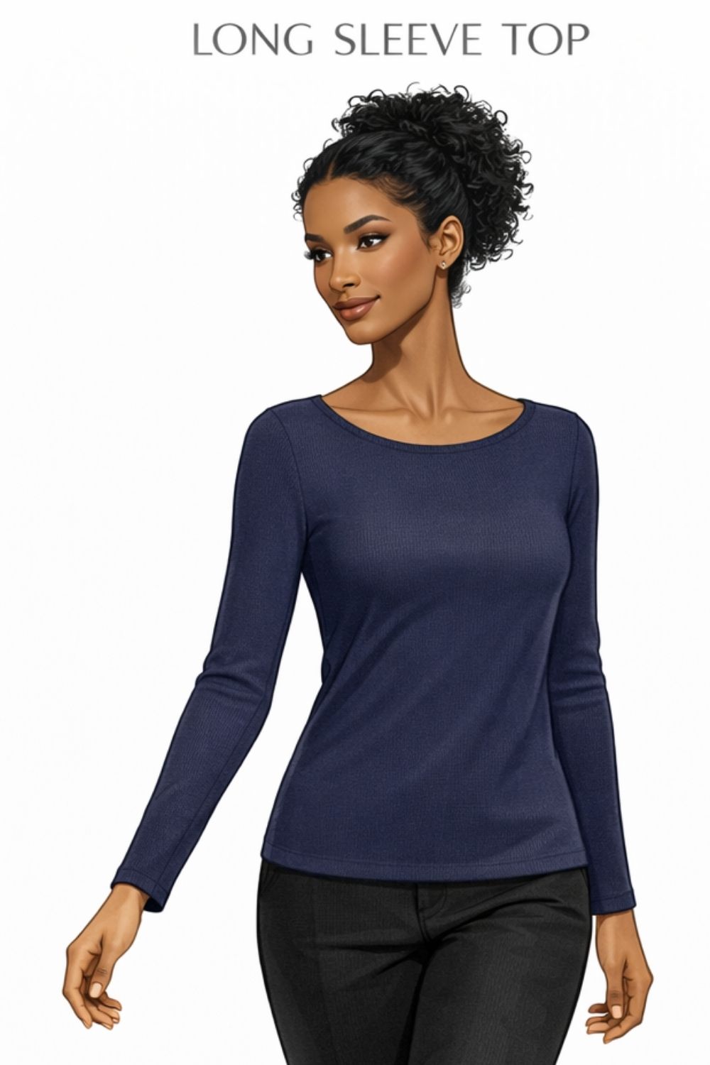 long sleeve top example