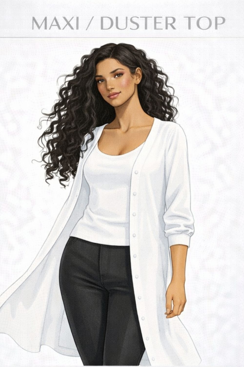 maxi or duster top example