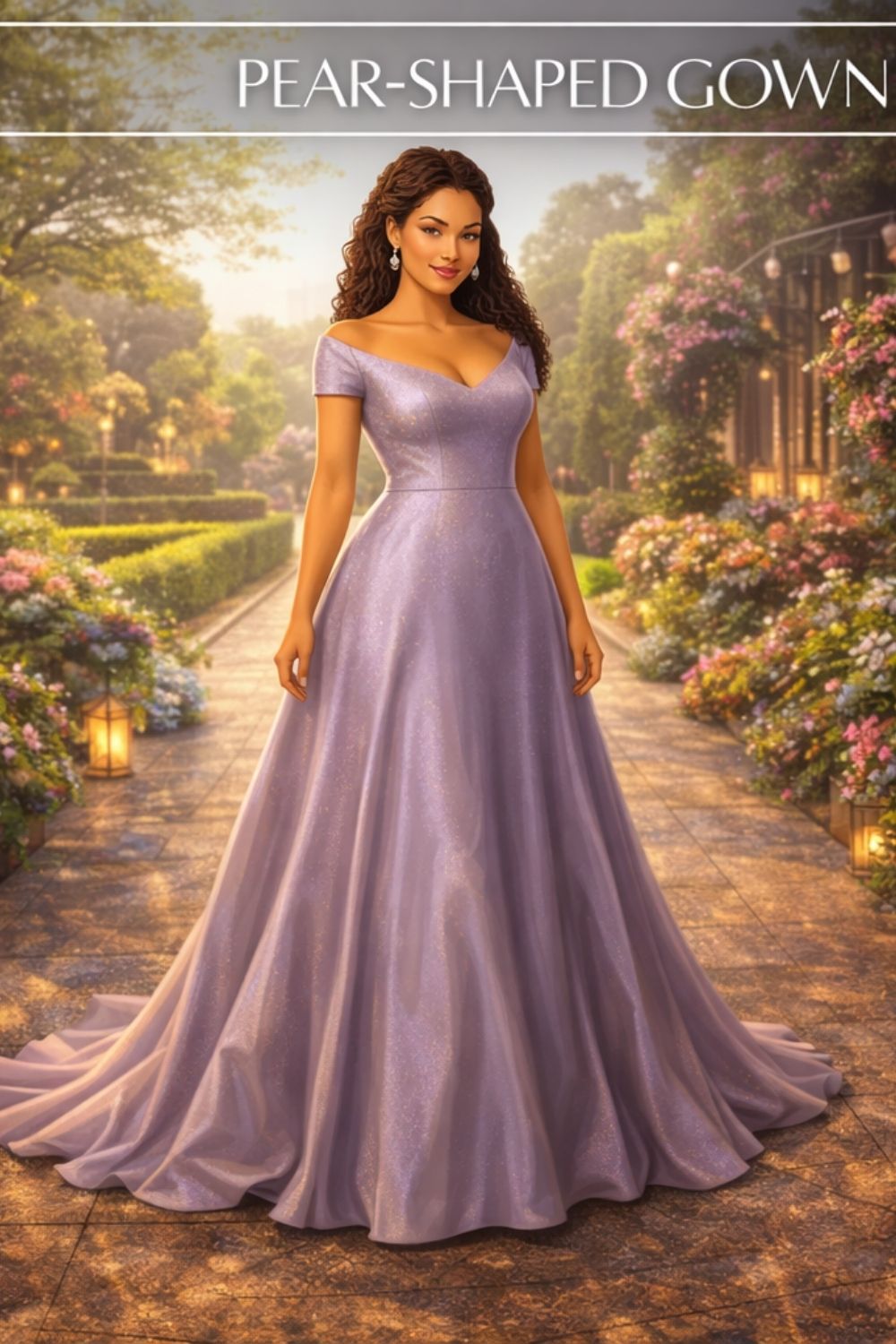 Pear Shape Gown Example