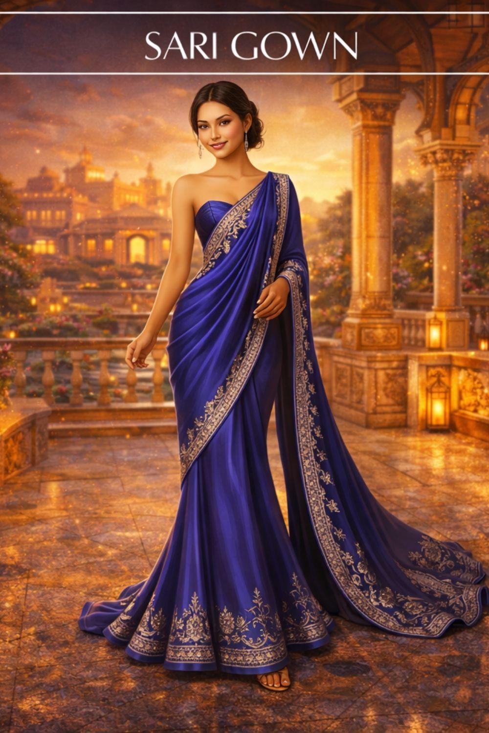 Sari Gown Example