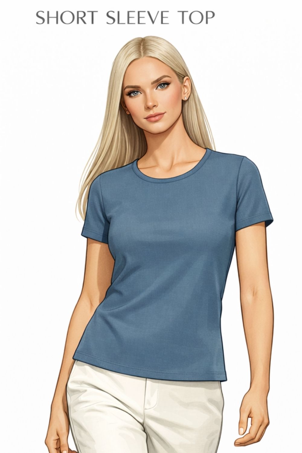 short sleeve top example