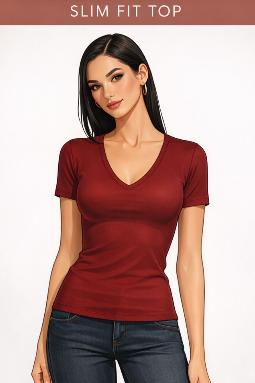 slim fit top example