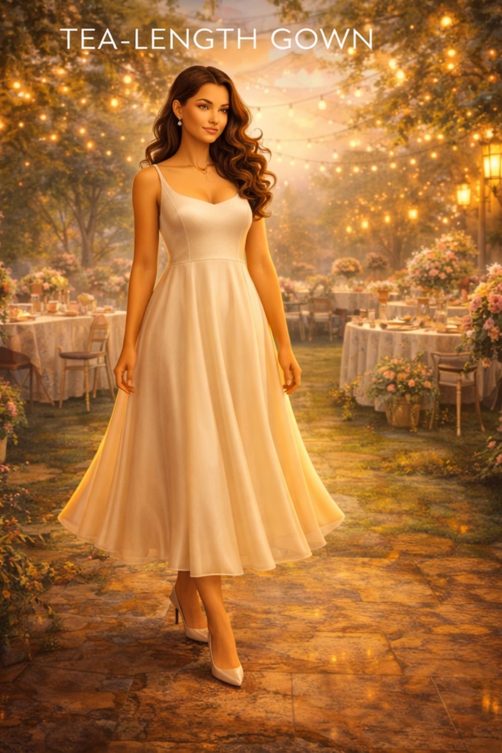 Tea-Length Gown Example