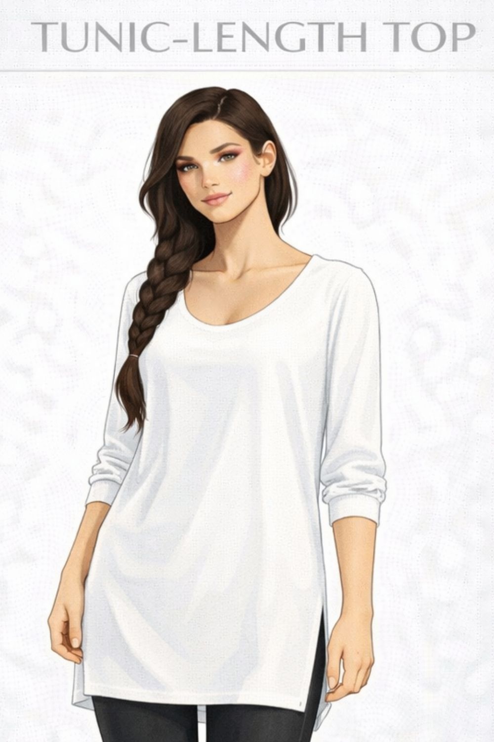 tunic length top example
