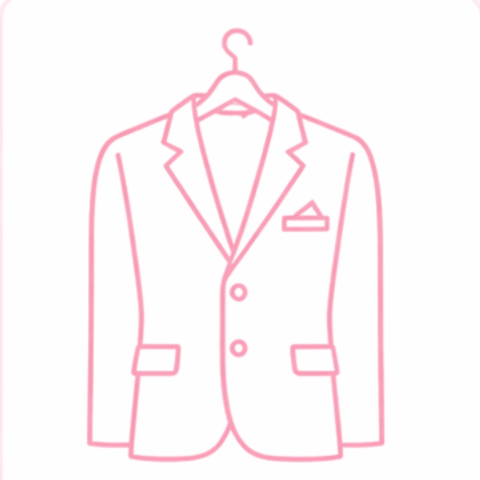 Formal suit icon
