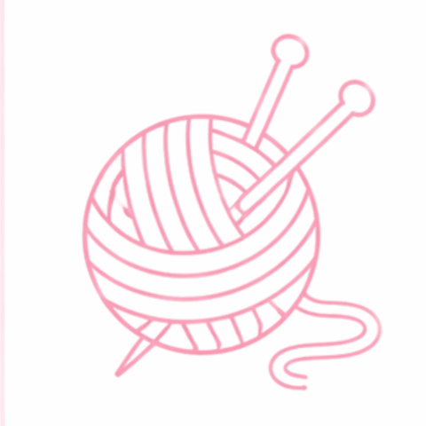 Knitting needles icon