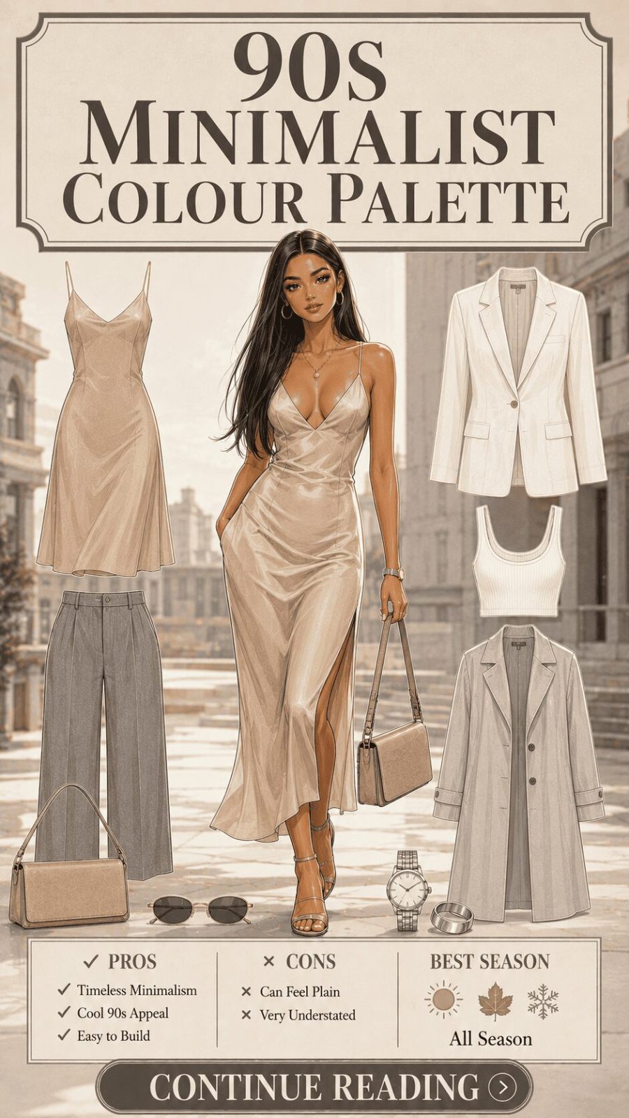 Minimalist Color Palette Women's Clothing