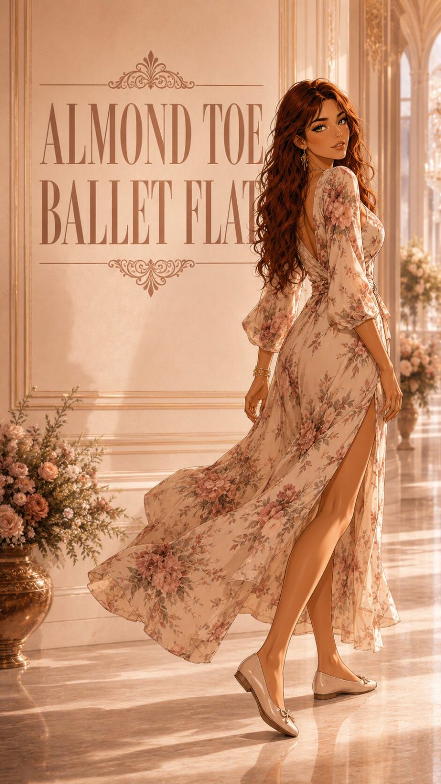 Almond Toe Ballet Flat