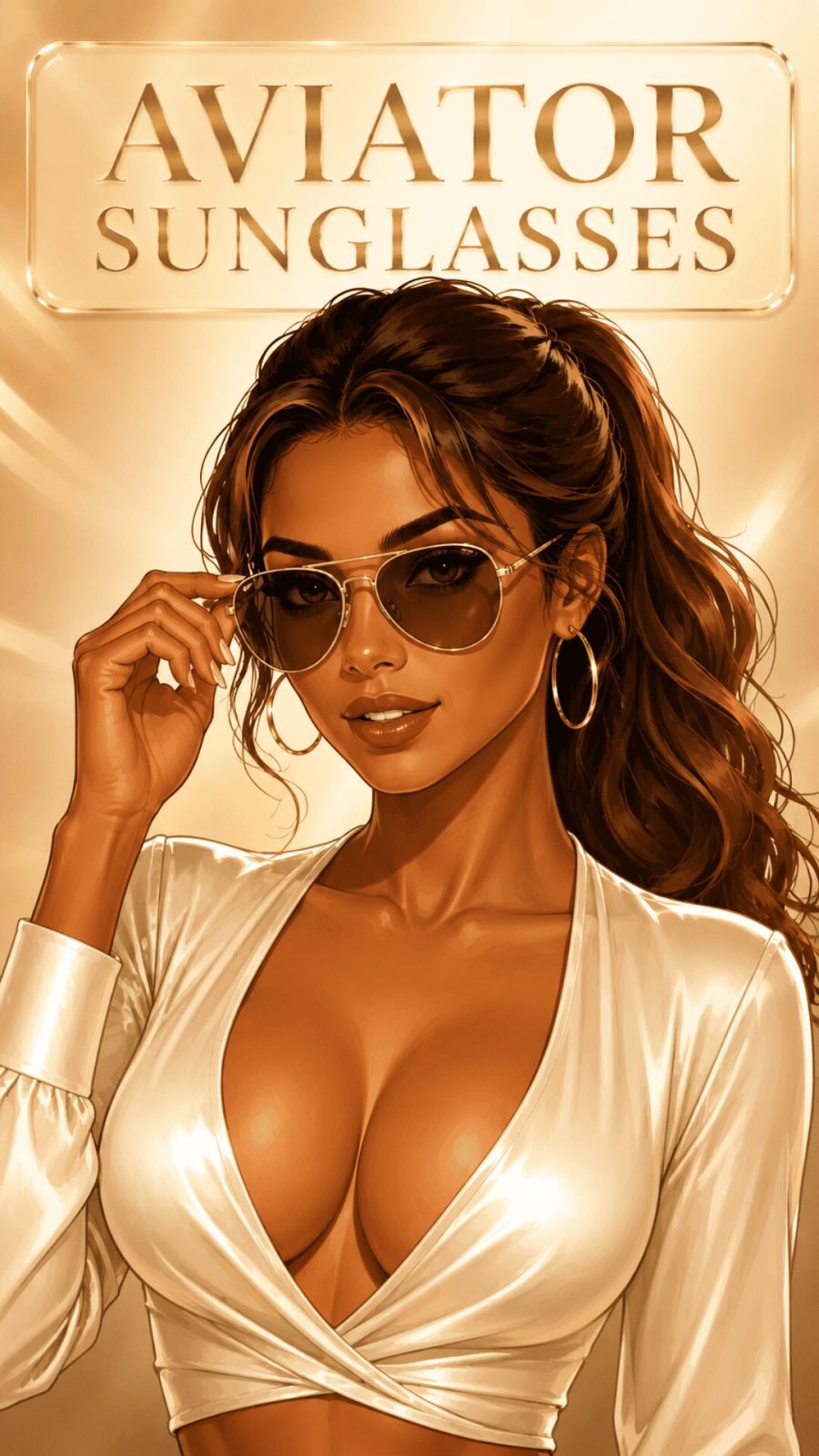 Aviator sunglasses for women