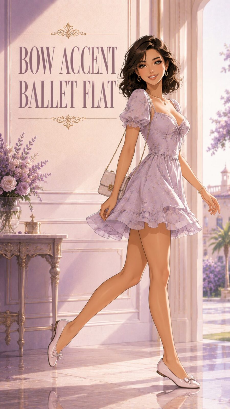Bow Accent Ballet Flat
