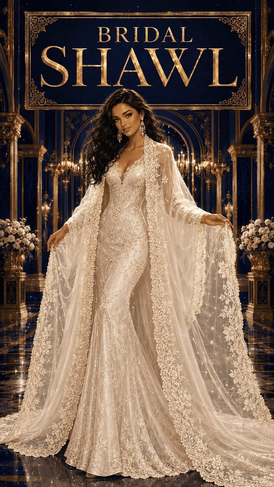 bridal shawl example