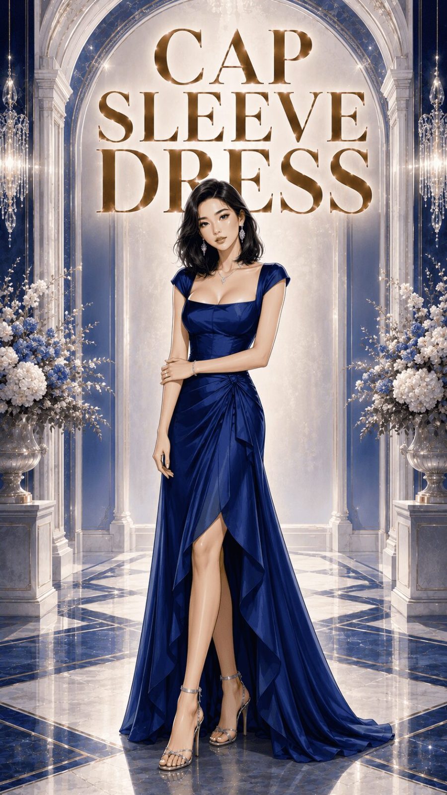 Cap Sleeve Dress Example
