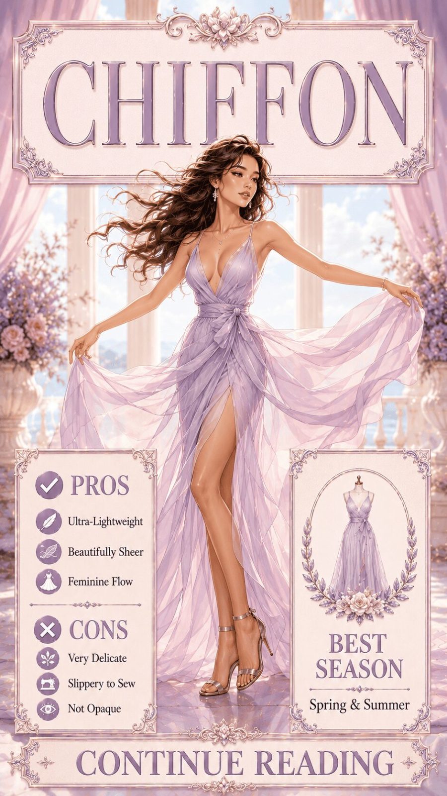 Chiffon Fabric for Women's Clothing