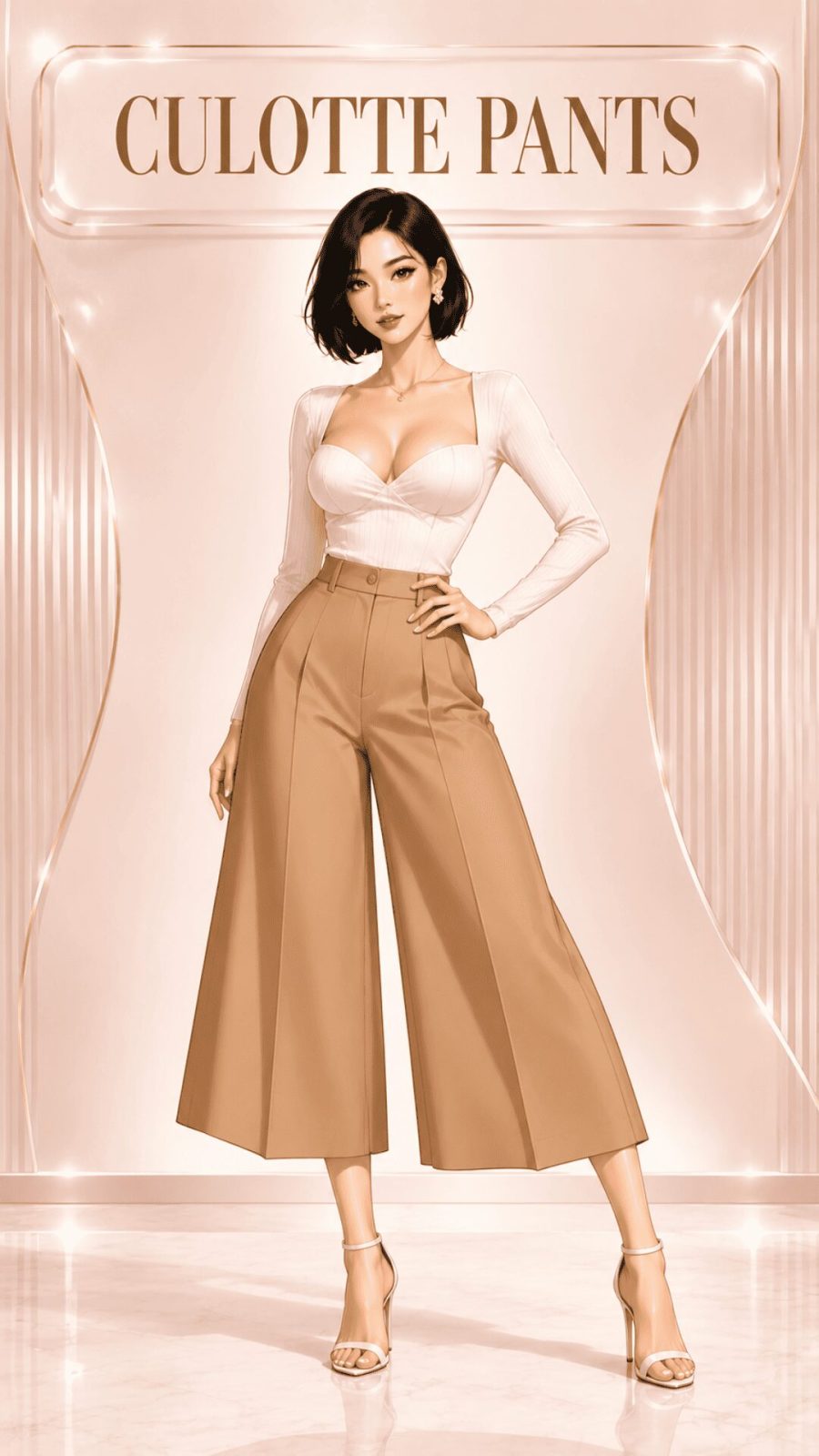 Culotte Pants Wide Leg Example