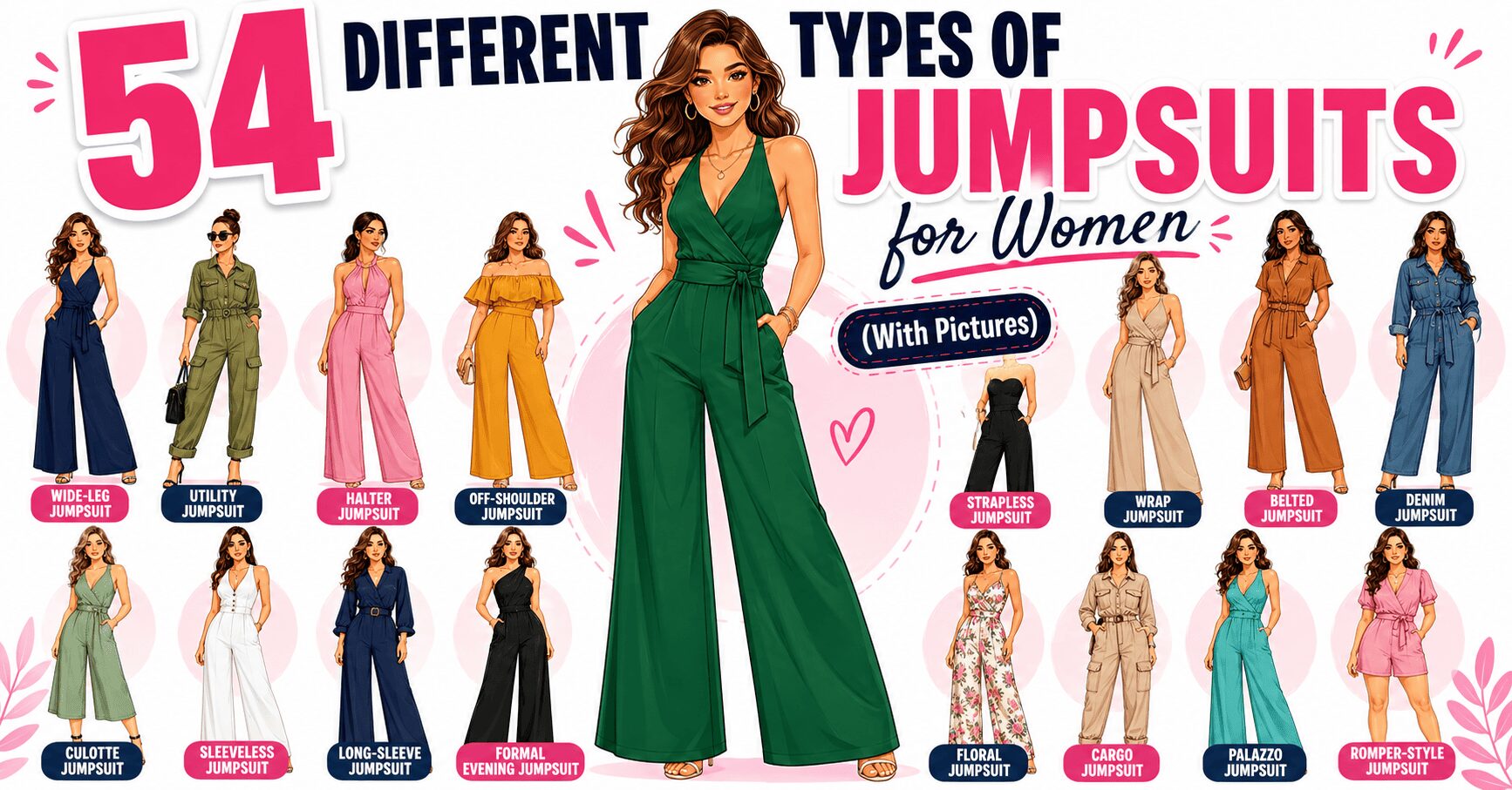 54 Different Types of Jumpsuits for Women (With Pictures)