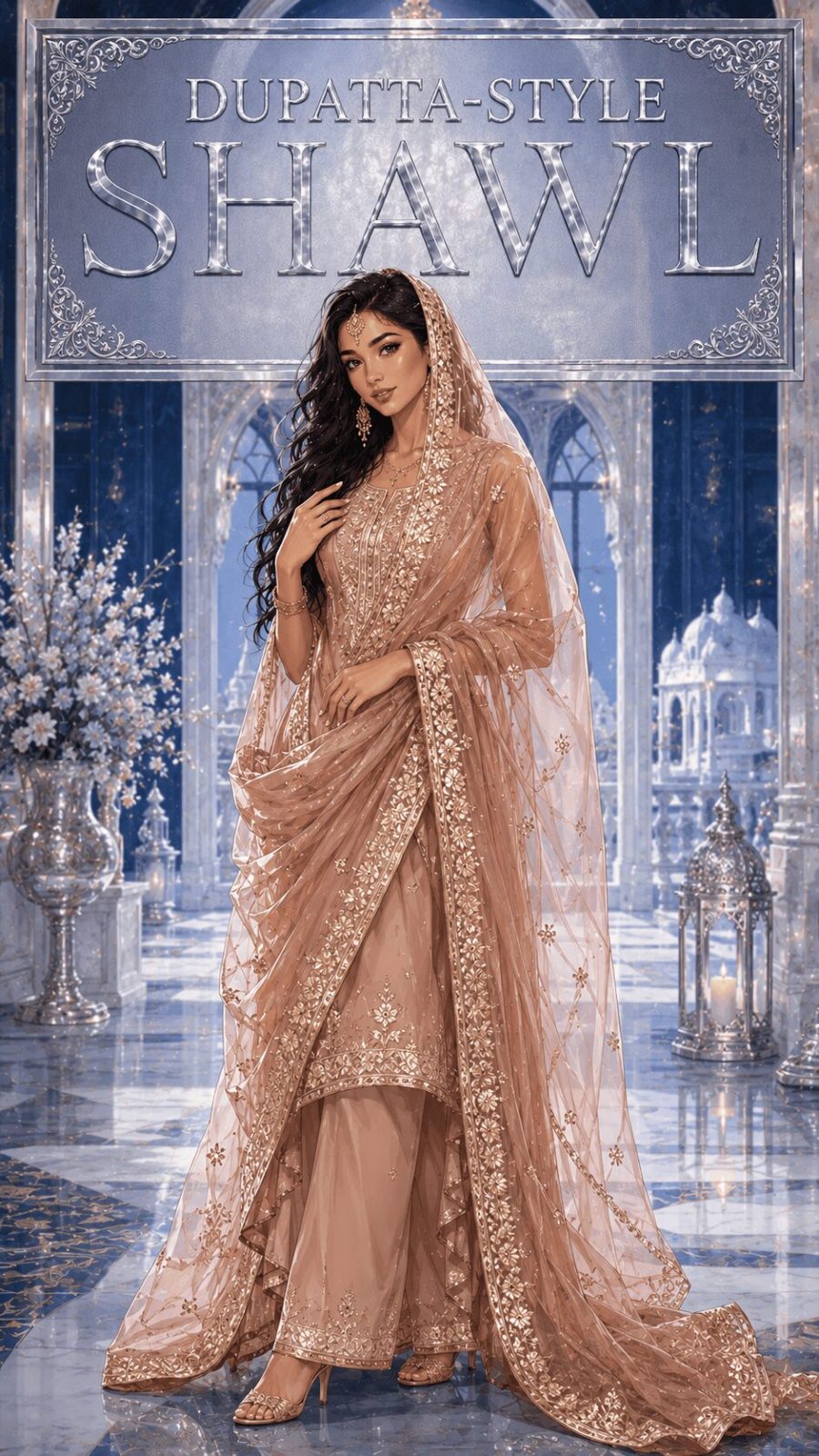 Dupatta-Style Shawl Example