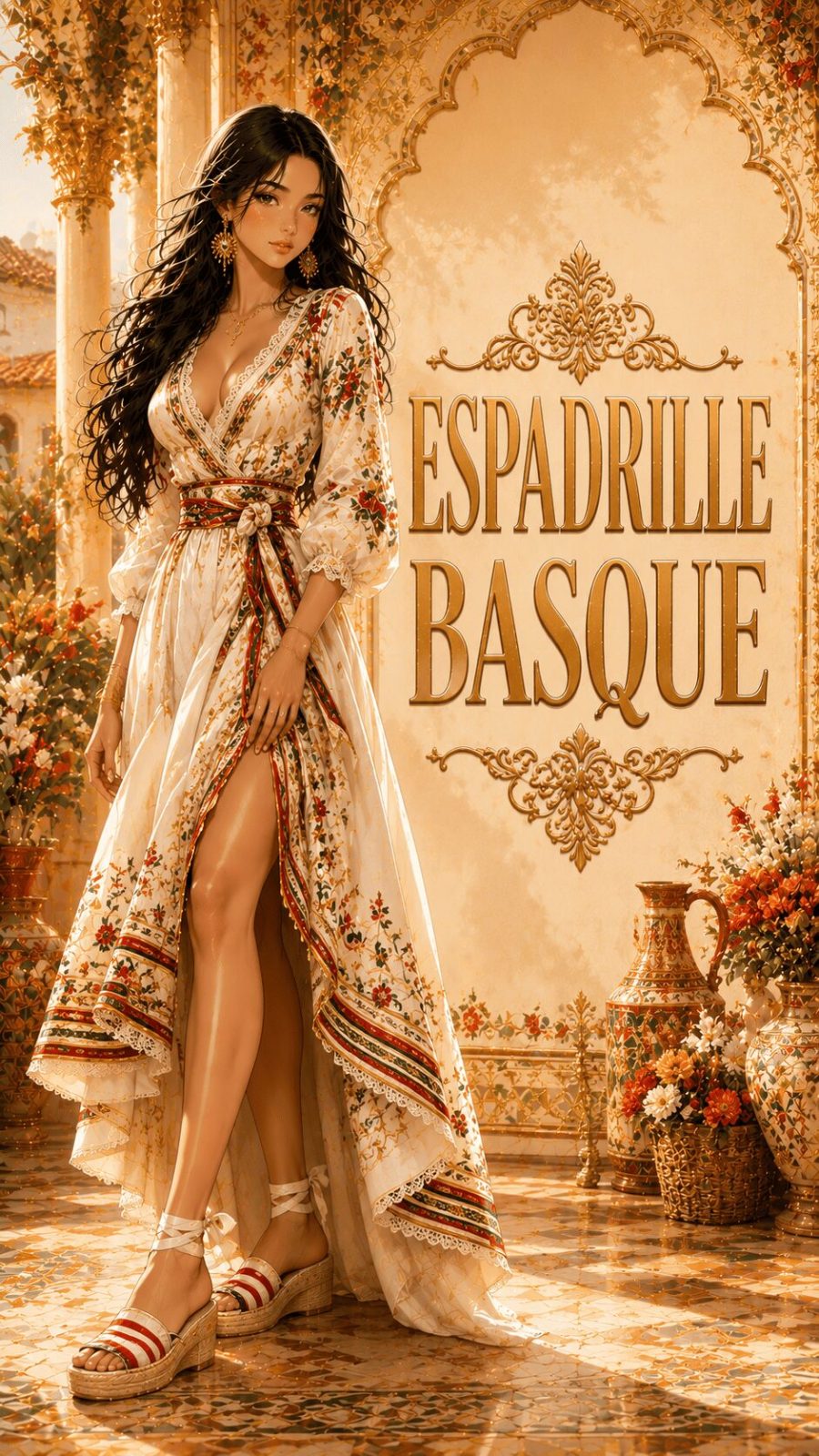 Espadrille Basque ethnic footwear example
