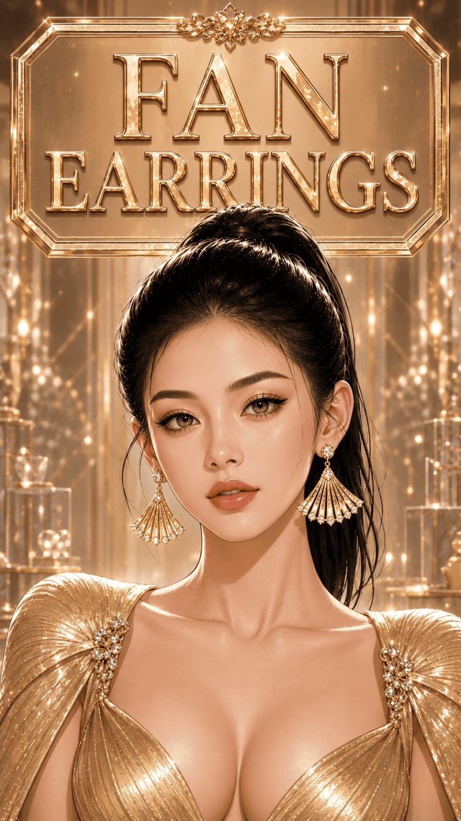 Fan Earrings