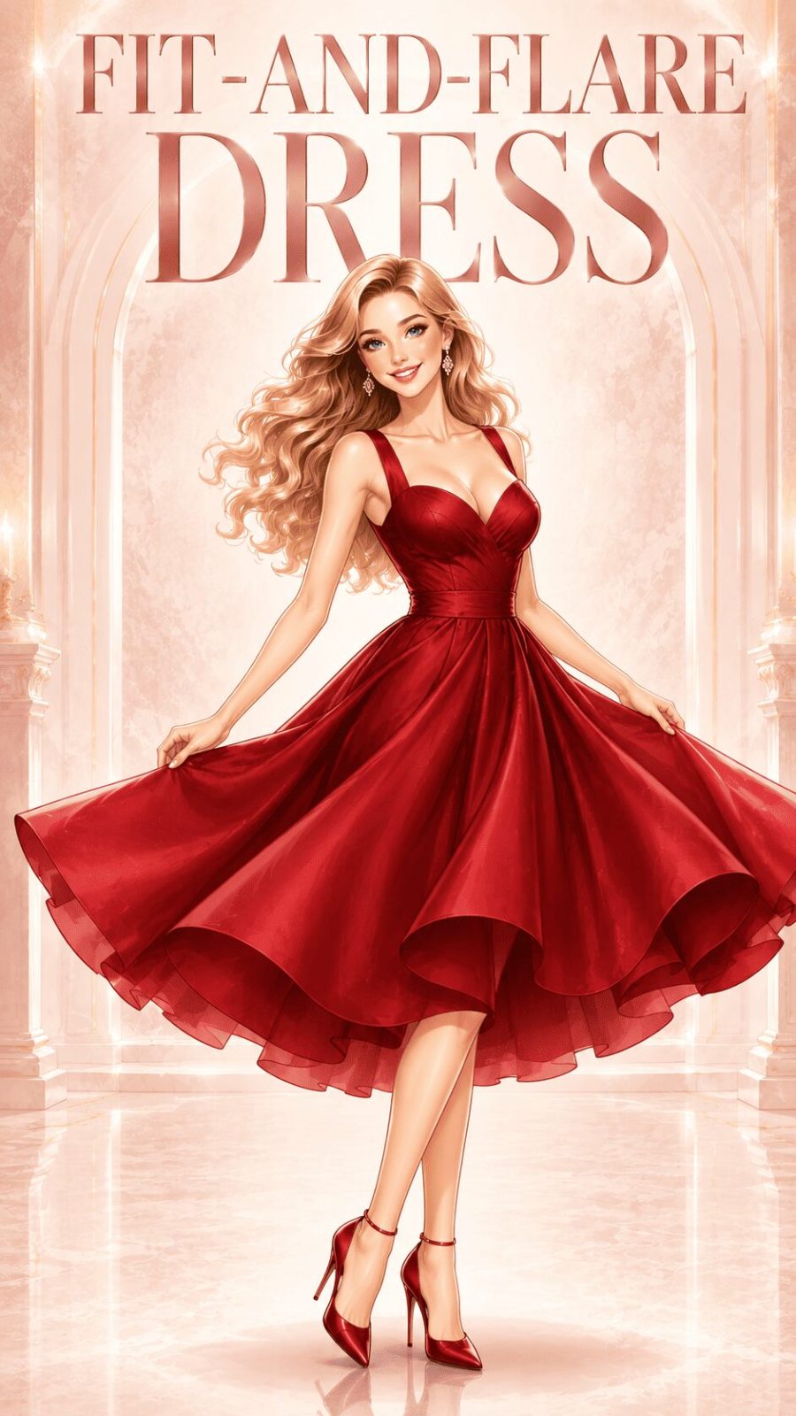 Fit-and-Flare Dress Example