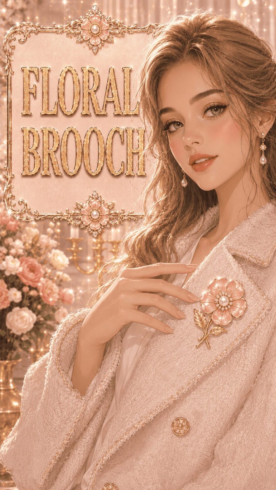Floral Brooch Example