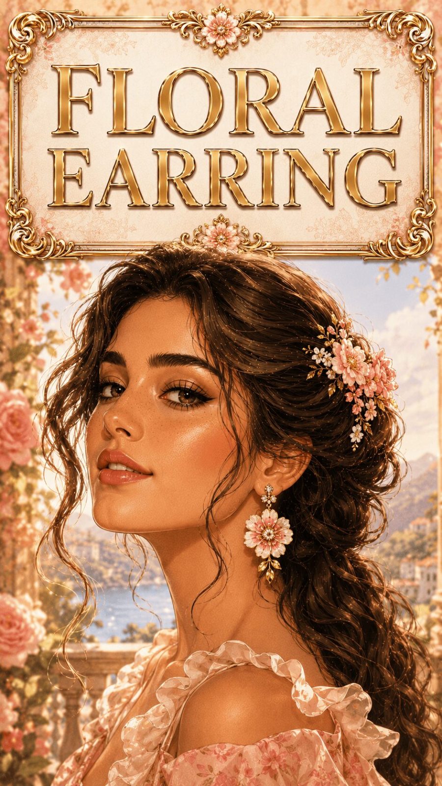 Floral Earring Example
