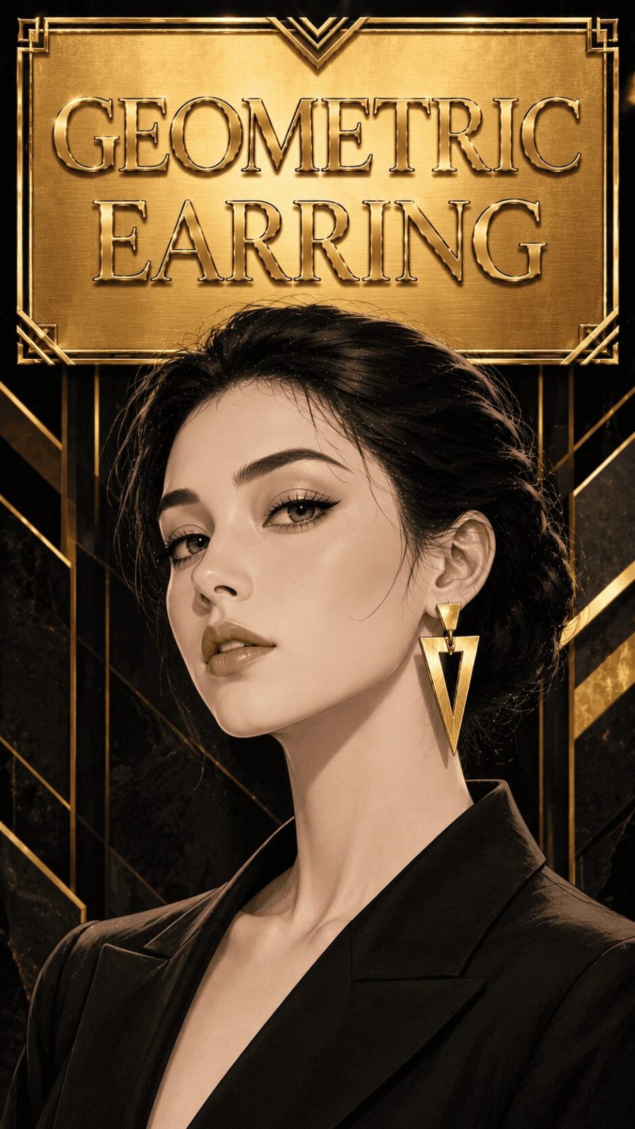 Geometric Earring Example