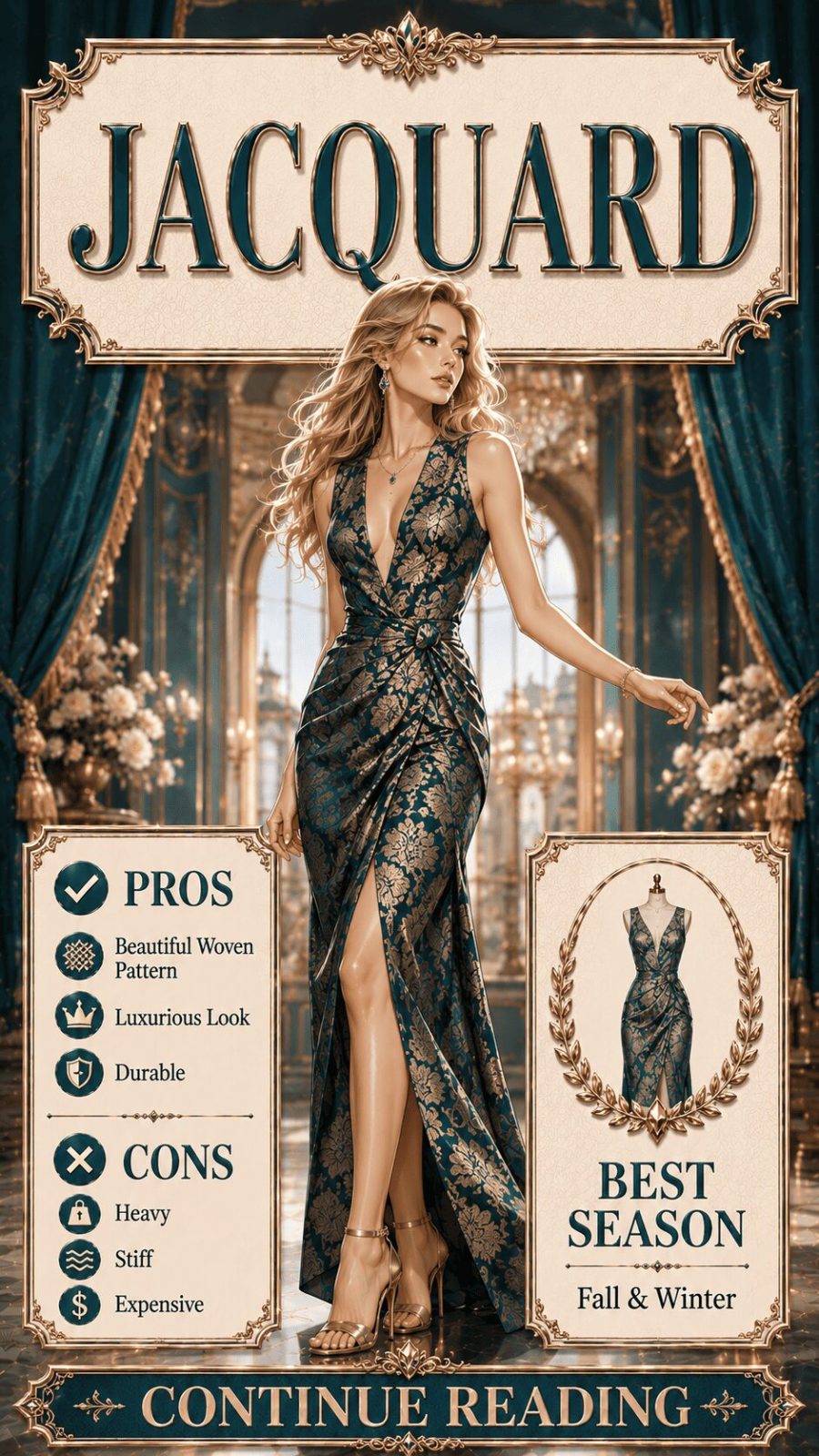Jacquard Fabric for Women's Clothing