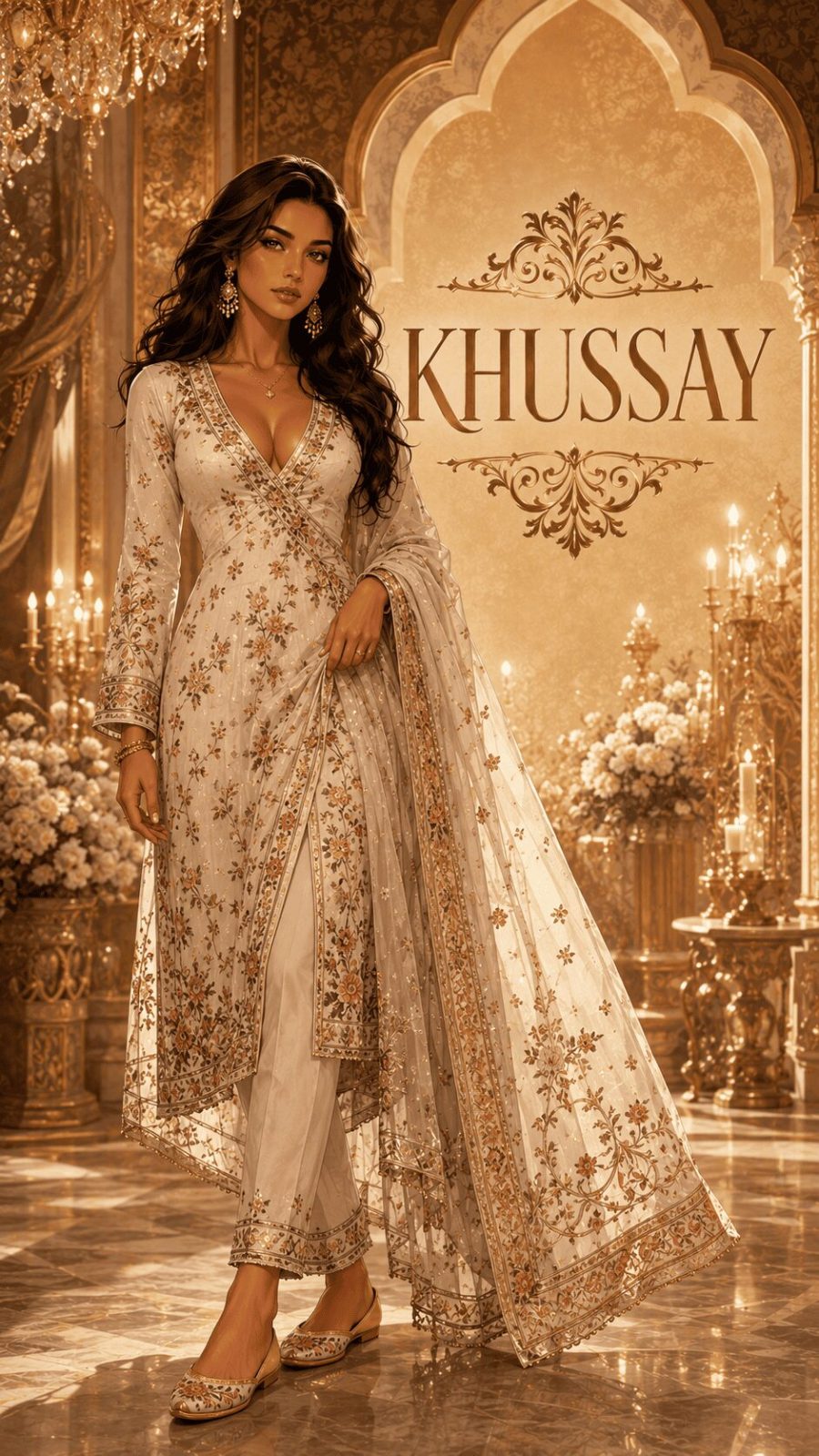 Khussay Pakistani ethnic footwear example