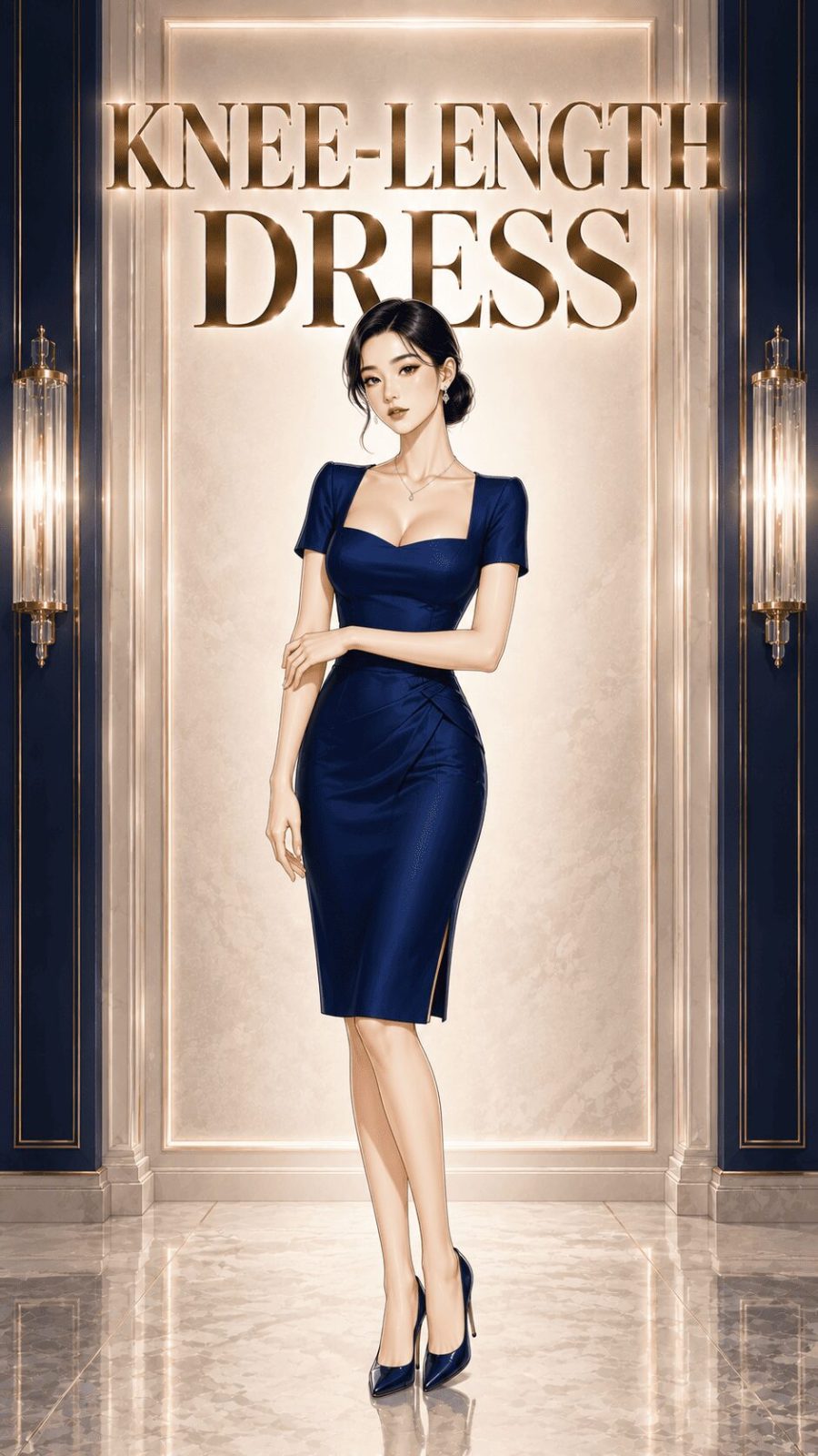 Knee-Length Dress Example