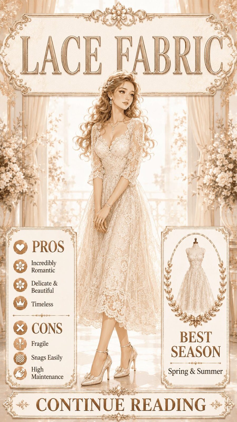 Lace Fabric for Women's Clothing