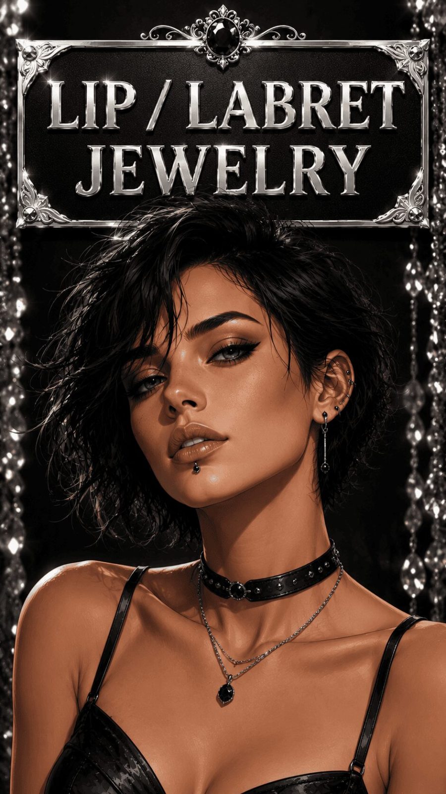 Lip Labret Jewelry Example