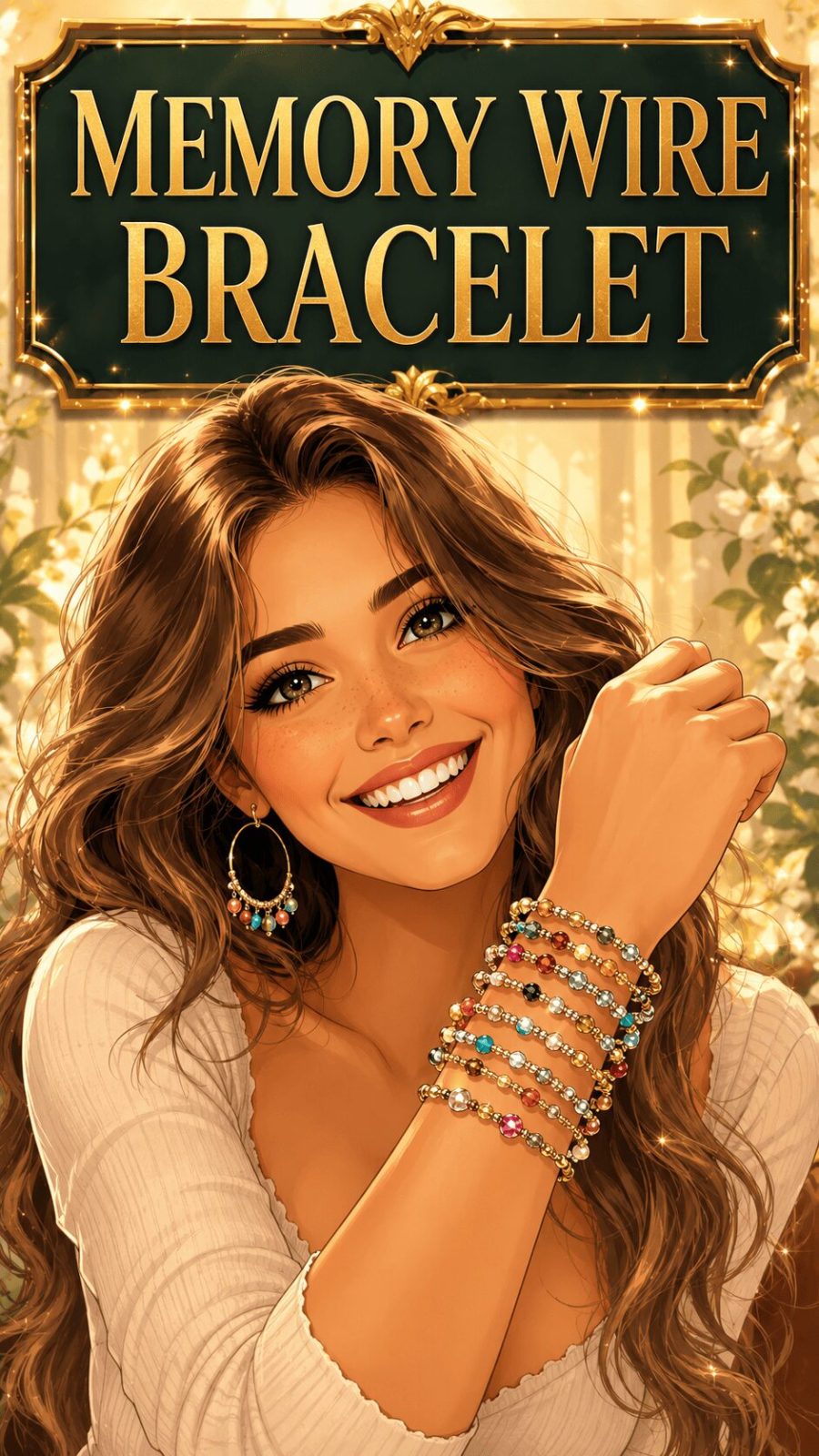Memory Wire Bracelet Example