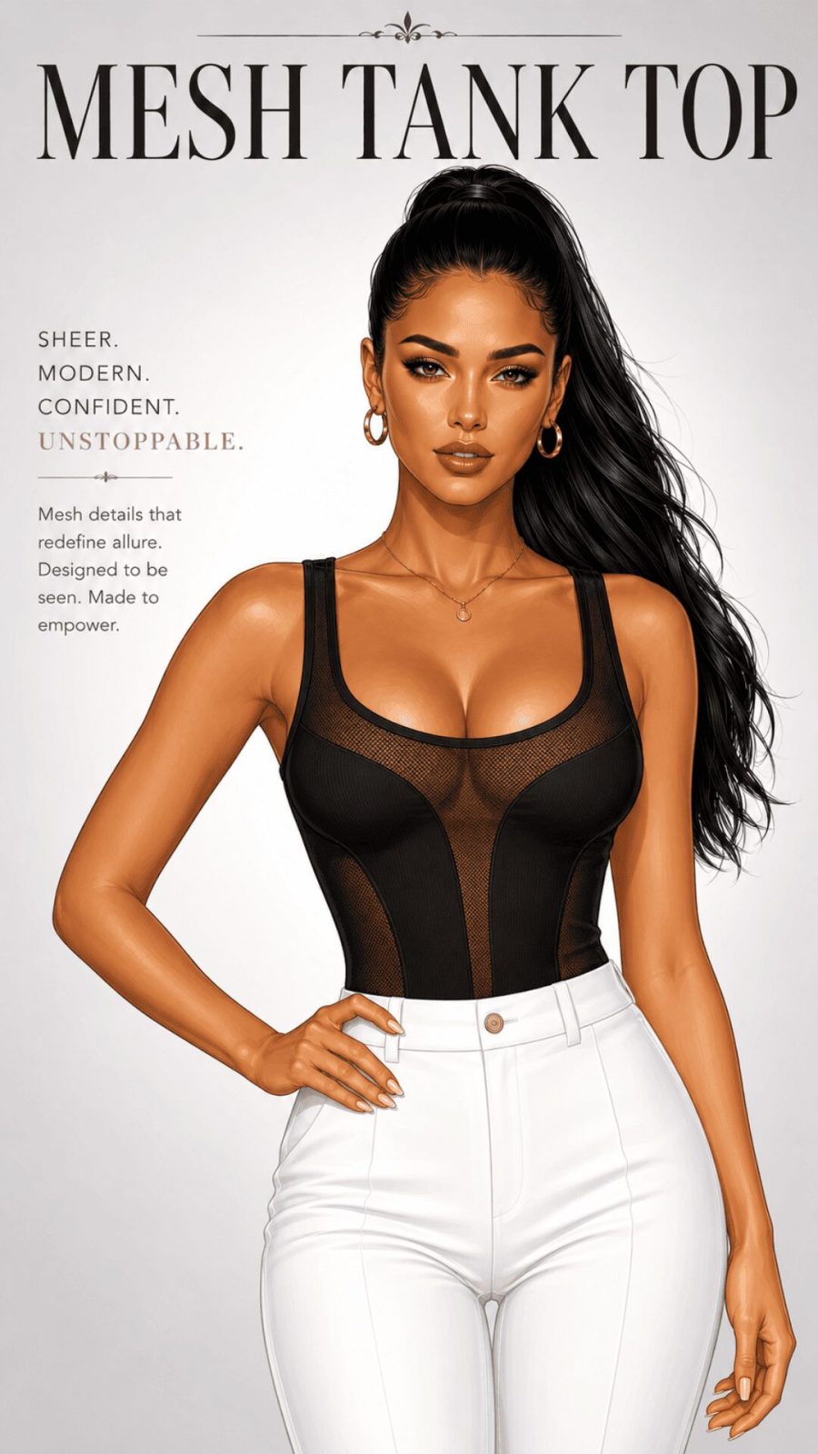 Mesh Tank Top