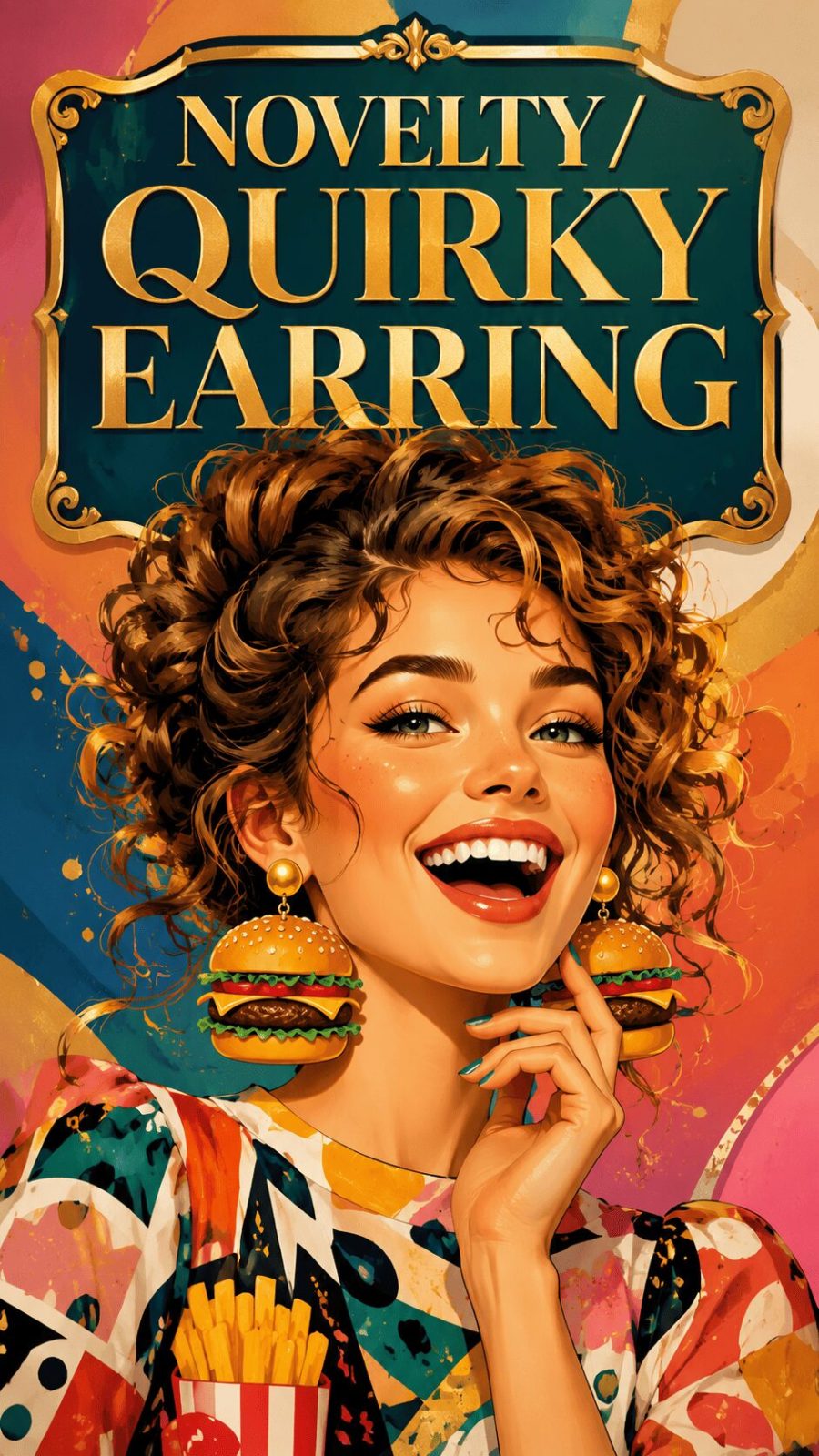 Novelty Quirky Earring Example