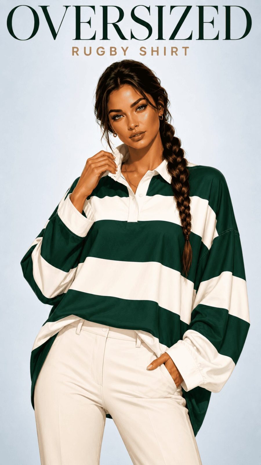 Oversized Rugby Shirt for women