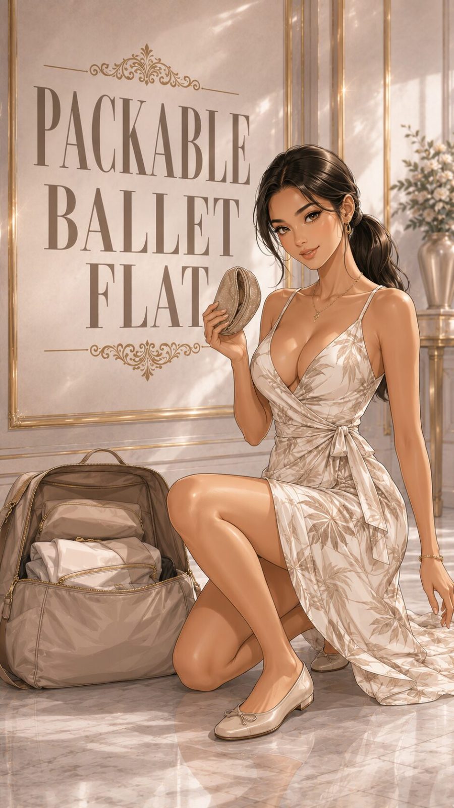Travel Packable Ballet Flat